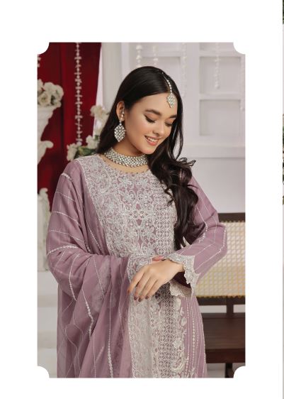 ZOHRA Unstitched Chiffon RAY-1277